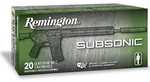 300 AAC Blackout 20 Rounds Ammunition Remington 220 Grain Open Tip Flat Base
